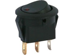 MİNİ ANAHTAR UNIVERSAL YUVARLAK IŞIKLI 3 PİN (10'LU PAKET)