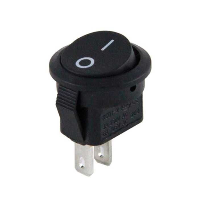 MİNİ ANAHTAR UNIVERSAL BUTON YUVARLAK IŞIKSIZ (10'LU PAKET)