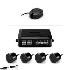 PARK SENSÖRÜ SESLİ İKAZLI SİYAH 22MM