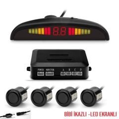 PARK SENSÖRÜ EKRAN GÖSTERGELİ SİYAH 18MM