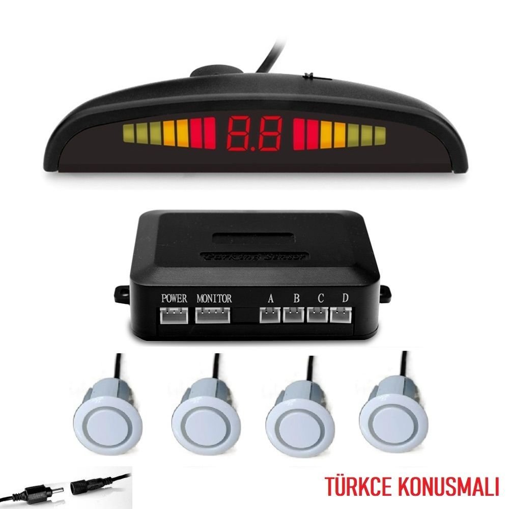 PARK SENSÖRÜ TÜRKÇE KONUŞMALI BEYAZ 18MM