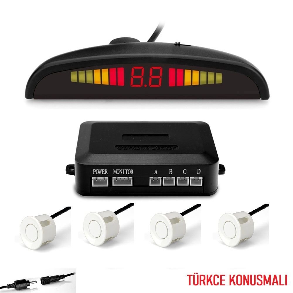 PARK SENSÖRÜ TÜRKÇE KONUŞMALI BEYAZ 22MM
