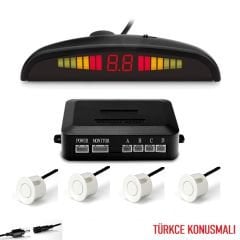PARK SENSÖRÜ TÜRKÇE KONUŞMALI BEYAZ 22MM