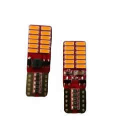 T10 DİPSİZ PARK LEDİ 12V-24V TURUNCU SÜPER CANBUSLU