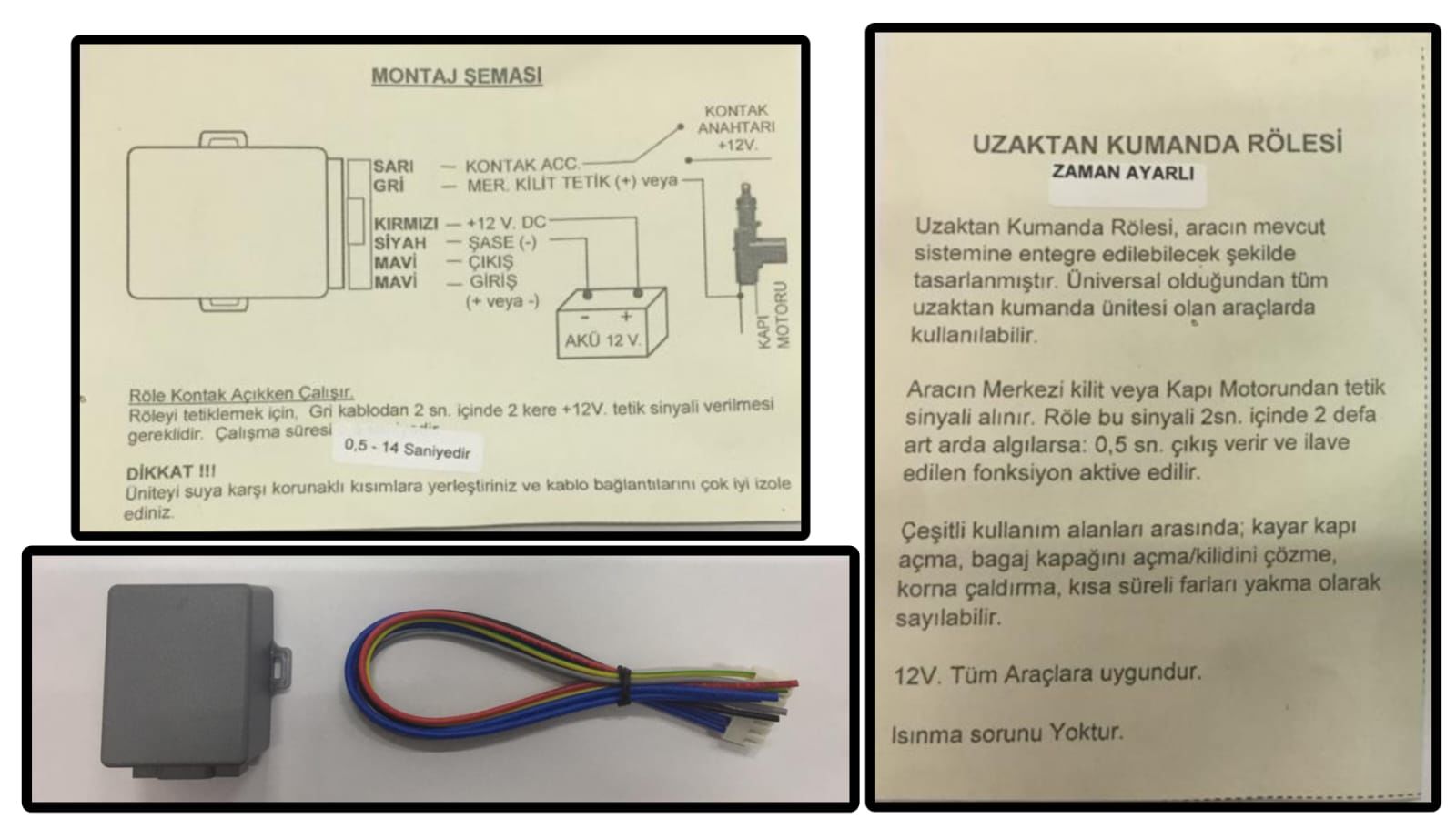 UZAKTAN KUMANDA ROLESİ