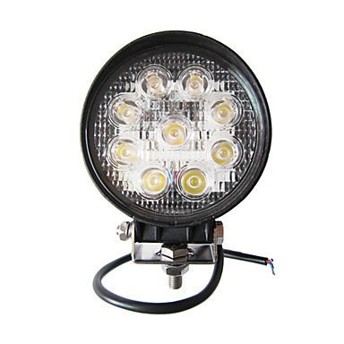 ÇALIŞMA LAMBASI 9 LED 27W YUVARLAK