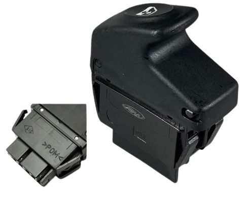 CAM ANAHTARI RENAULT CLIO MEGANE KANGO 96-03 / 5P-SİYAH