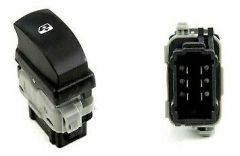 CAM ANAHTARI RENAULT CLIO III SYMBOL SAĞ SİYAH GRİ 05-14