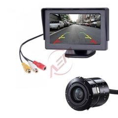 PARK SİSTEMİ GERİ GÖRÜŞ KAMERA + LCD SABİT AYAKLI EKRAN 4,3''