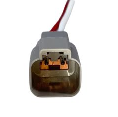 AEM32 2K049EK  SOKET DEUTSCH 2 Lİ İŞ MAKİNASI ERKEK - KABLOLU