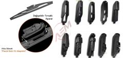 ARKA SİLECEK SÜPÜRGESİ 10 APARATLI 305MM - 12''