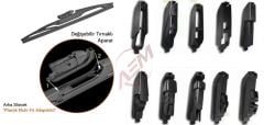 ARKA SİLECEK SÜPÜRGESİ 10 APARATLI 380MM - 15''